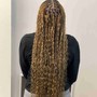 Goddess knotless Braids