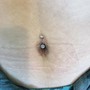 Belly button piercing