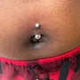 Belly button piercing