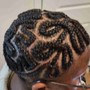 Tapered Hair Cornrows (Sides Gone!)