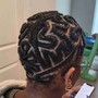 Tapered Hair Cornrows (Sides Gone!)