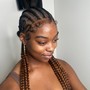 Small knotless braids