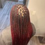 Small knotless braids