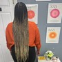 Small knotless braids