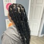 Small knotless braids