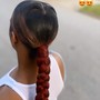 Braided ponytail