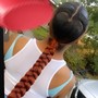 Braided ponytail