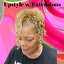 Updo Style w/ extension added