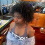 Natural curl retaining/softening perm