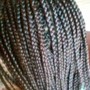 Box Braids - medium size, shoulder length