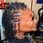 Individual Braids on natural hair