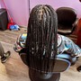 Medium Knotless braids