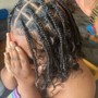 Little girls and boys natural hair braid styles