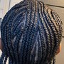 Small design feed in/stitch braids