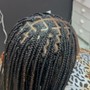 Small knotless braids