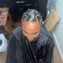 Jumbo Cornrows, Singles Braids,Singles Twist, and flat twist