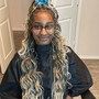 Bohemian knotless (micro braids )