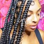 Bob boho fulani braids/ Knotless