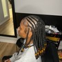 Men’s Stitch Braids or Cornrows (2-8 braids, with designs)