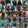 Plaits/Two Strand Twists (mid to lower back length)