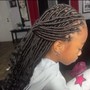 Small Knotless or Box Braids