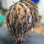 Starter locs with high top cut