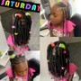 Kids Large Knotless/Box Braids (age 9 and under)