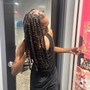 Box Braids w/ Natural Hair