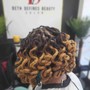 Crochet Braids with loose curls