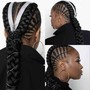 Lemonade Braids (side sweep)