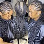 Freestyle small Stitch braids