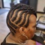 Comb Twist on short hair