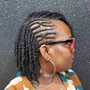 Comb Twist on short hair