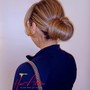 Updo ponytail