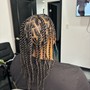 Knotless braids butt length