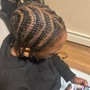 Invisible loc two strand twist