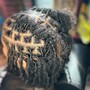 Adult Cornrows & knotless n the back