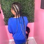 Adult Cornrows & knotless n the back