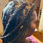 Large Knotless plaits