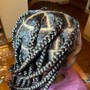 Large Knotless plaits