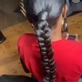 Sleek Braid Ponytail