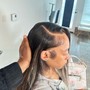 Frontal ponytail (hair and lace included)