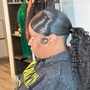 Frontal ponytail (hair and lace included)