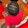 Kid's two strand twist locs only 10 and under