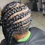 Boho box braids-knotless