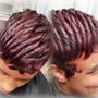 Virgin Relaxer Pixie Cut and Style