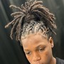 Loc Retwist w| Style (more than 100 locs)