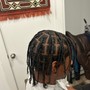 Short freestyle braids