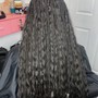 Jumbo knotless braids