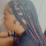 Small Knotless goddess braids